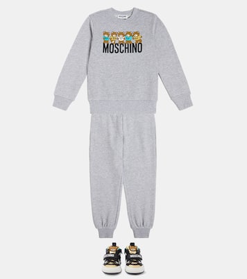 High-Top Sneakers aus Leder | Moschino Kids