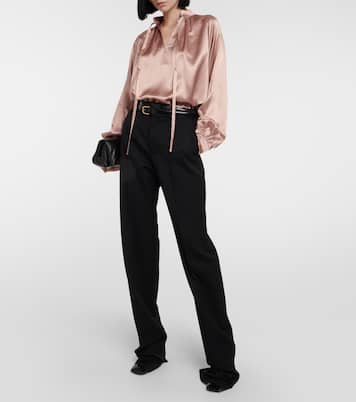 Blusa Tamigi in raso di seta | Max Mara
