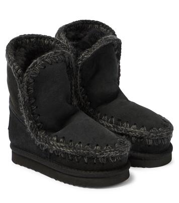 Bottes en daim et shearling | Mou Kids