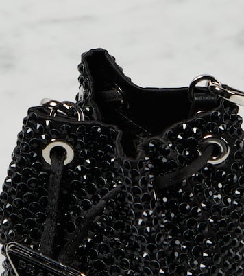 Secchiello Mini in raso con cristalli | Prada