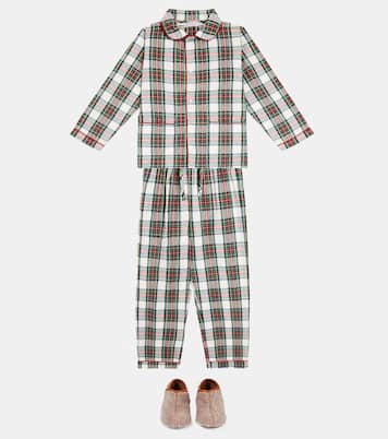 Pyjama Navidad en coton à motif tartan | La Coqueta