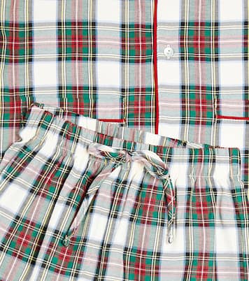 Pyjama Navidad en coton à motif tartan | La Coqueta