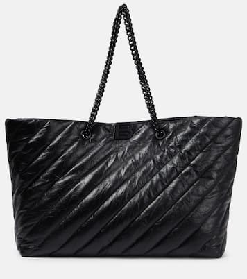 Shopper Crush East-West Large aus Leder | Balenciaga