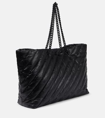 Shopper Crush East-West Large aus Leder | Balenciaga
