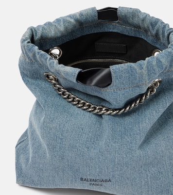 Sac Crush Small en jean | Balenciaga