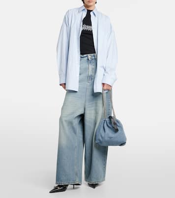 Sac Crush Small en jean | Balenciaga