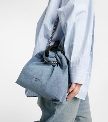 Sac Crush Small en jean | Balenciaga