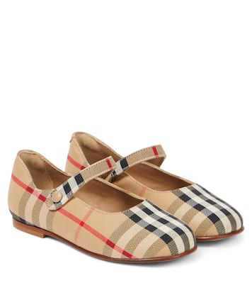 Burberry Check Mary Jane flats | Burberry Kids