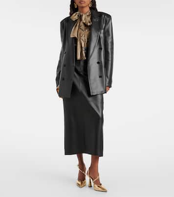 Pumps Arya 90 aus Metallic-Leder | D'Accori