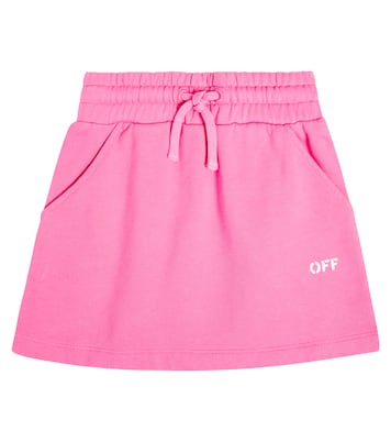 Falda de jersey de algodón | Off-White Kids
