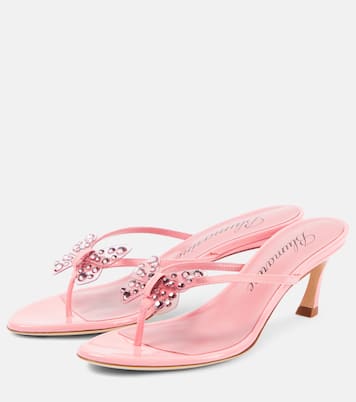 Sandali infradito Butterfly 55 in pelle | Blumarine