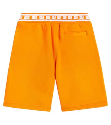Shorts de jersey de algodón con logo | Dolce&Gabbana Kids