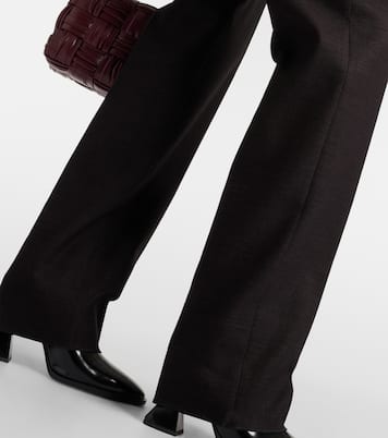 Pantalones rectos de mezcla de algodón | Bottega Veneta