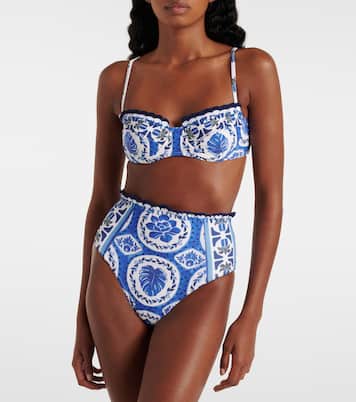 Slip bikini Tile Dream a vita alta | Farm Rio