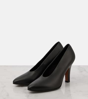 Escarpins Prudens 90 en cuir | The Row