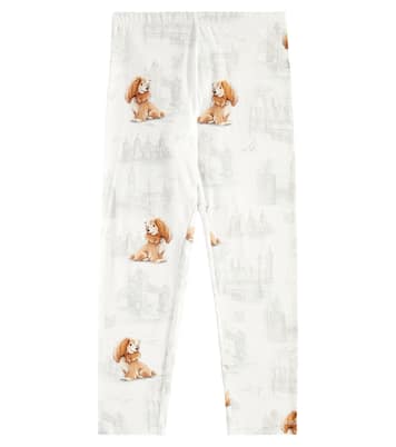 Leggings de mezcla de algodón estampados | Monnalisa