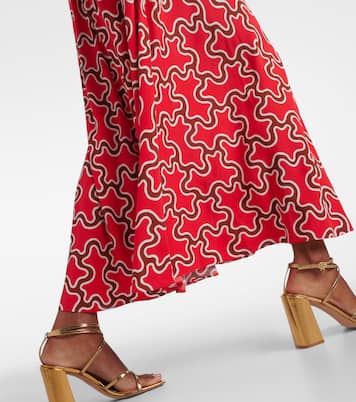 Vestido midi Nyck con cuello halter | Diane von Furstenberg