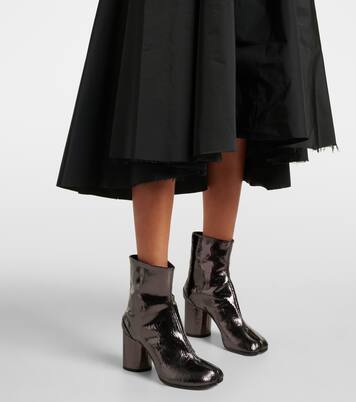 Stivaletti Tabi in pelle metallizzata | Maison Margiela