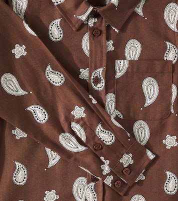 Camisa de algodón con paisley | Mini Rodini