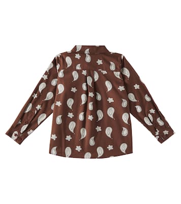 Camisa de algodón con paisley | Mini Rodini