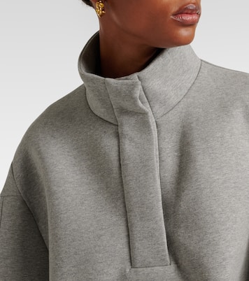 Felpa oversize in jersey di misto cotone | Dries Van Noten