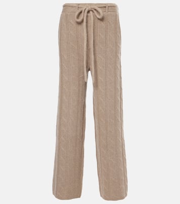 Pantalones rectos Ebba de cachemir | Lisa Yang