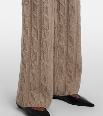 Pantalones rectos Ebba de cachemir | Lisa Yang