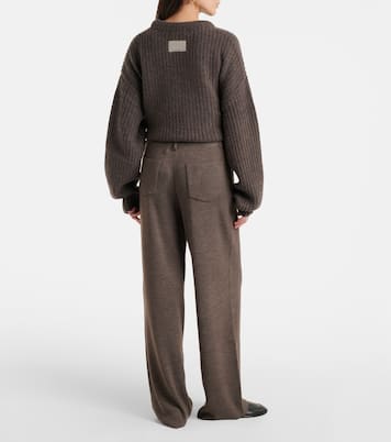 Pantaloni regular in misto lana | Aya Muse