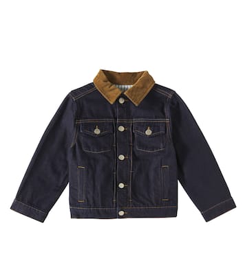 Giacca di jeans Eddis con velluto a coste | Bonpoint
