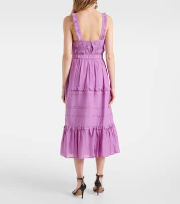 Jupe longue Diya en coton mélangé | Marant Etoile
