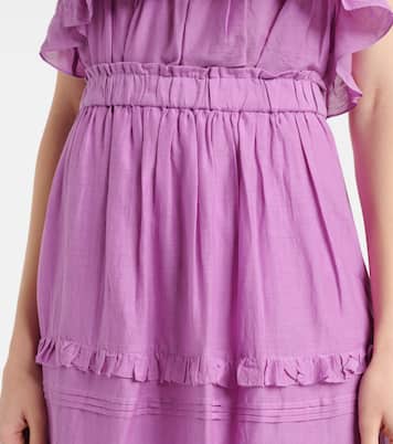Jupe longue Diya en coton mélangé | Marant Etoile