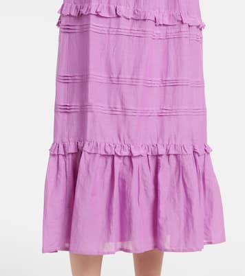 Jupe longue Diya en coton mélangé | Marant Etoile