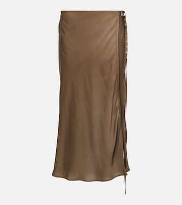 Wickelrock aus Satin | Acne Studios