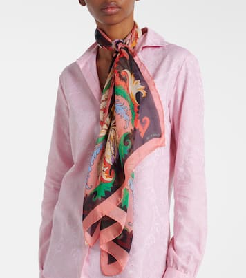 Foulard en soie à motif cachemire | Etro