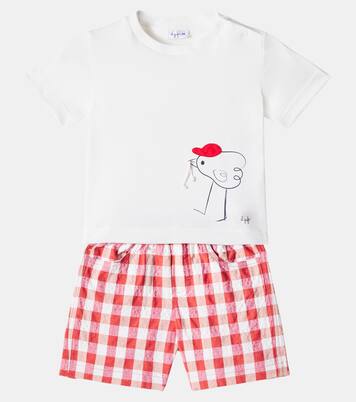 Bebé - set de camiseta y shorts estampados | Il Gufo