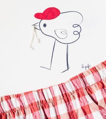 Bebé - set de camiseta y shorts estampados | Il Gufo
