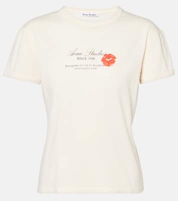 T-shirt in jersey di cotone con logo | Acne Studios