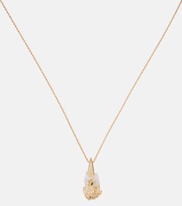 Collier Rana en plaqué or à ornements | Bottega Veneta