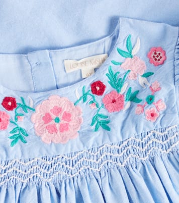 Besticktes Kleid Ana aus Baumwolle | Louise Misha