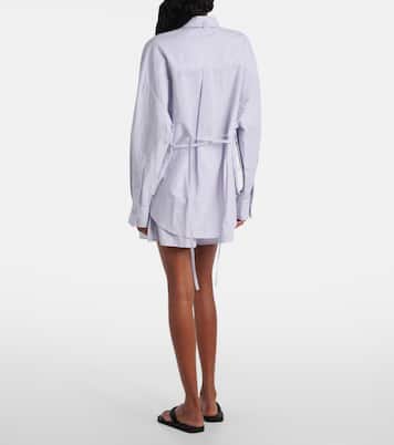 White Label Caroline cotton and linen shirt | Proenza Schouler