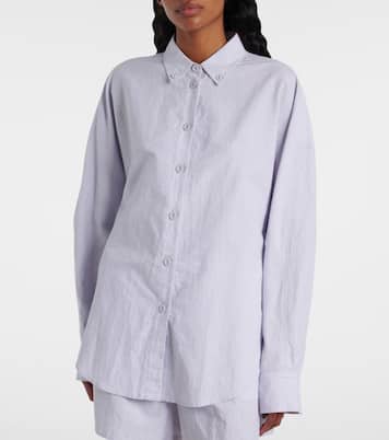White Label Caroline cotton and linen shirt | Proenza Schouler
