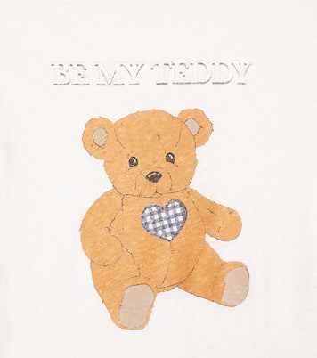 T-shirt Era in cotone e lino con stampa | Konges Sløjd