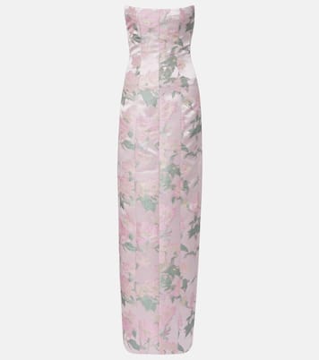Odessa floral brocade corset gown | Markarian