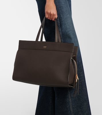Crosby leather tote bag | Khaite