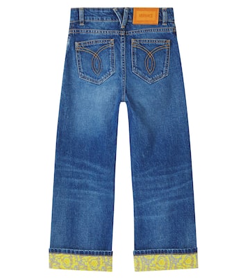 Barocco straight jeans | Versace Kids