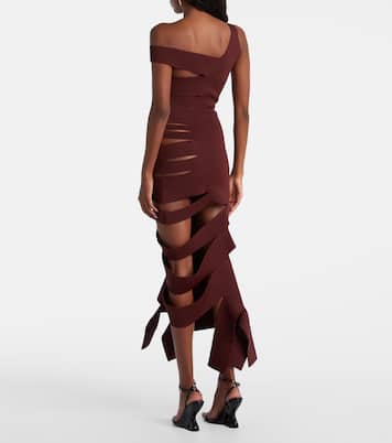 Abito midi asimmetrico con cut-out | Mugler