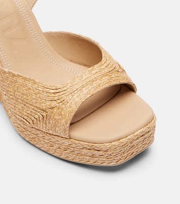 Espadrillas Summer in rafia con zeppa | Souliers Martinez