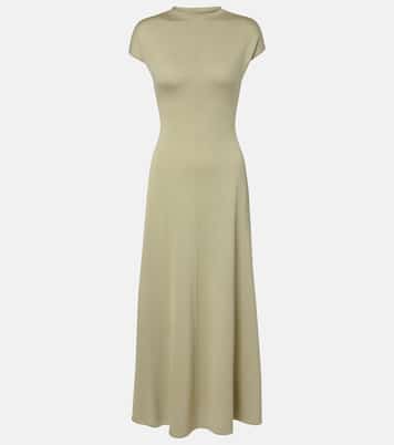 Vestido midi Lenore de lana y seda | Tove