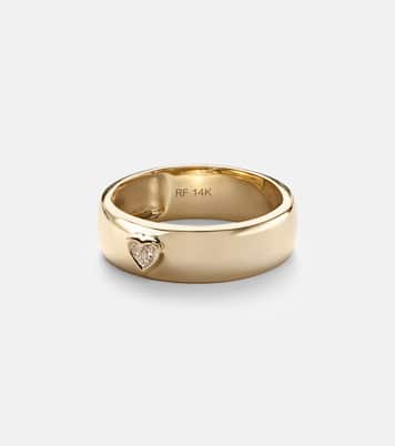 14kt gold ring with diamonds | Roxanne First