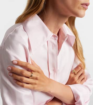 14kt gold ring with diamonds | Roxanne First